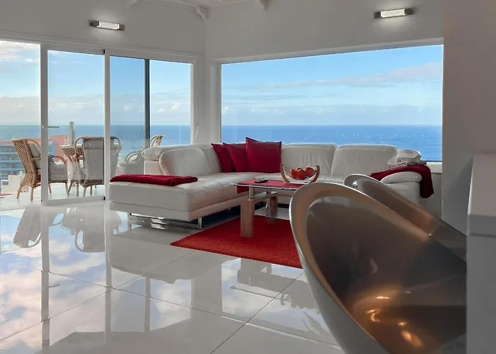 Semesterbostad Modern Panoramic With Pool & Terrace Puerto de la Cruz (Tenerife)